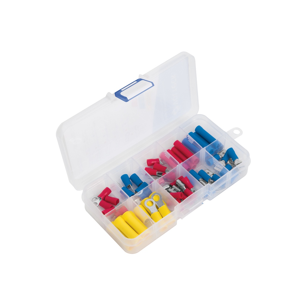 Juego de 55 terminales aisladas para cable, Volteck - Pag 391