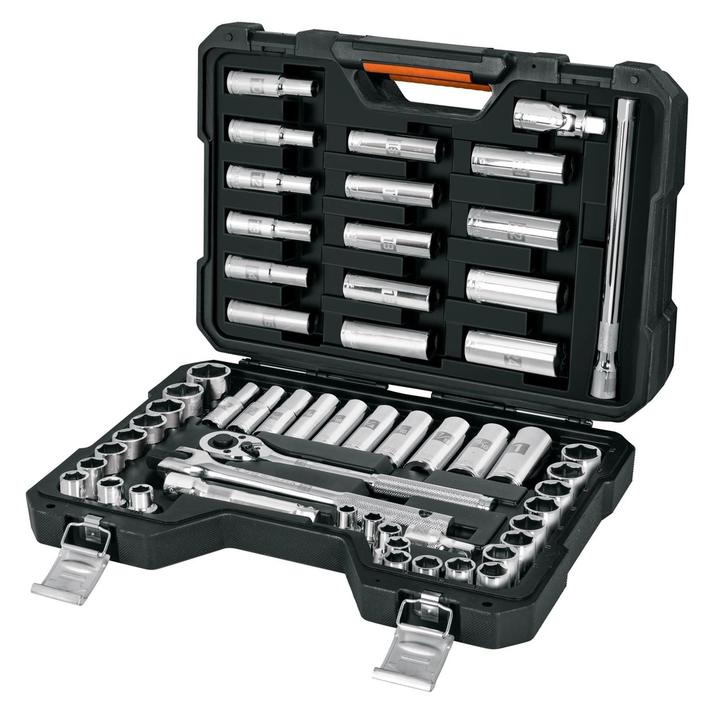 Juego de 56 herramientas cuadro 1/2' std y mm para mecánico - Pag 188