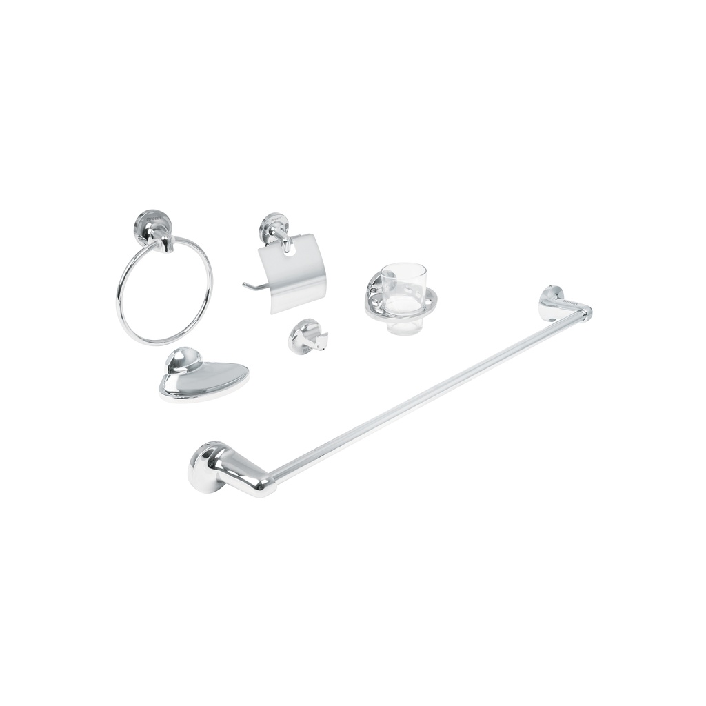 Juego de 6 accesorios para baño metálicos, Foset Aqua - Pag 478