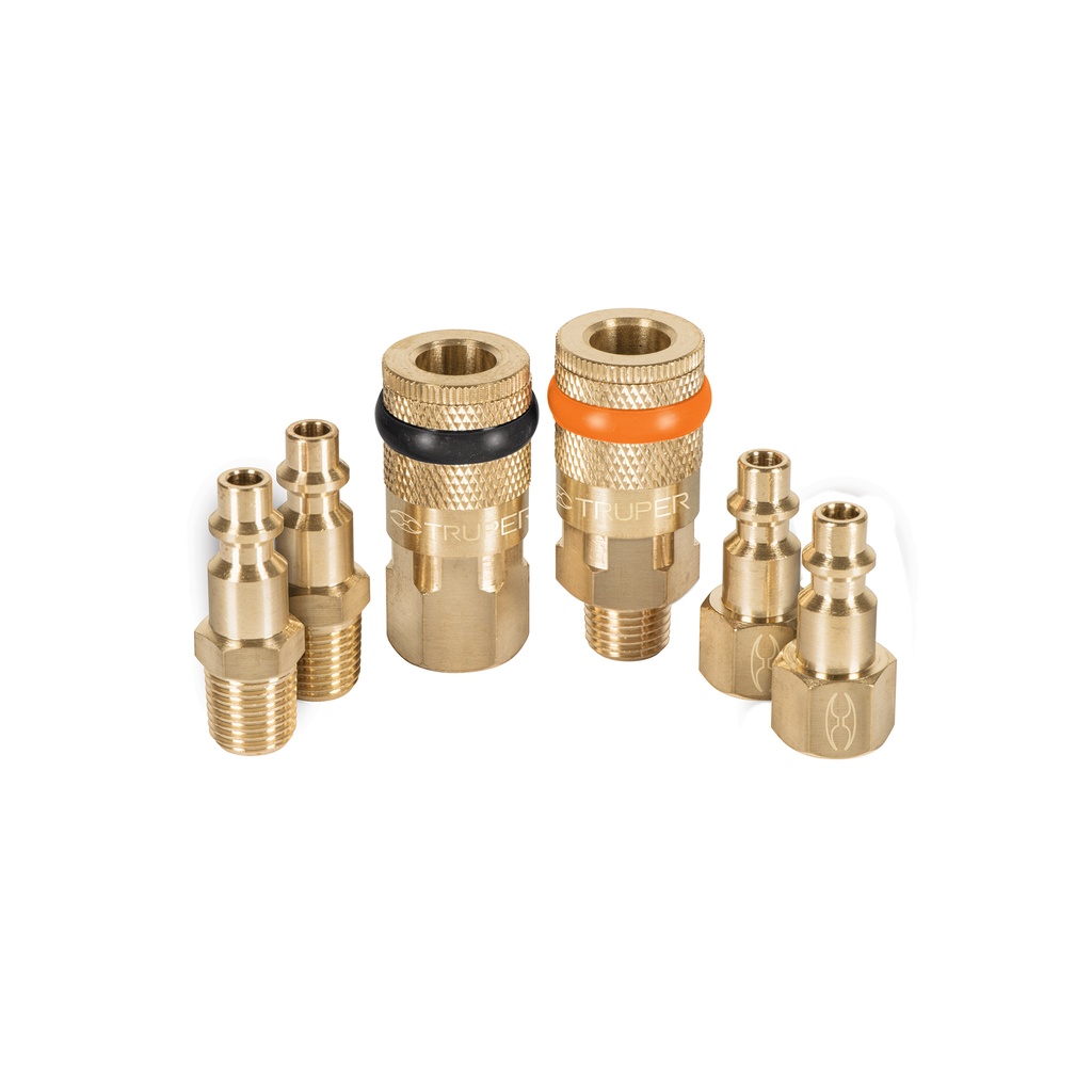 Juego de 6 piezas, coples y conectores rápidos de latón - Pag 95