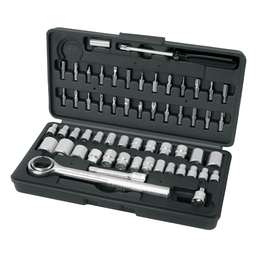 Juego de 60 herramientas 1/4' y 3/8' para mecánico, Pretul - Pag 192