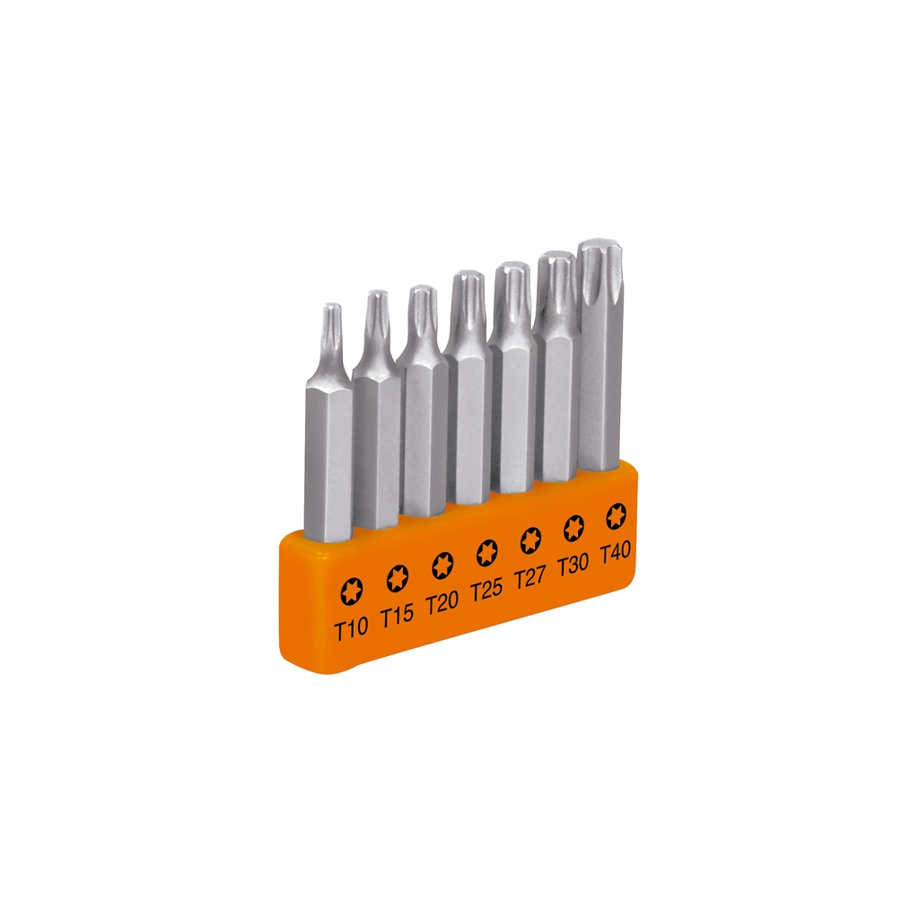 Juego de 7 puntas torx combinadas largo 2', Truper Expert - Pag 330
