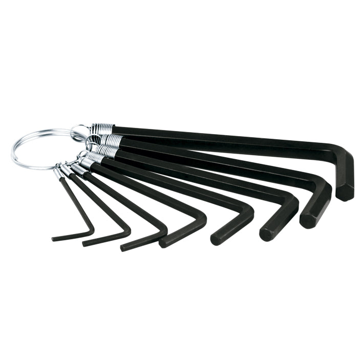 Juego de 8 llaves allen tipo llavero estandar