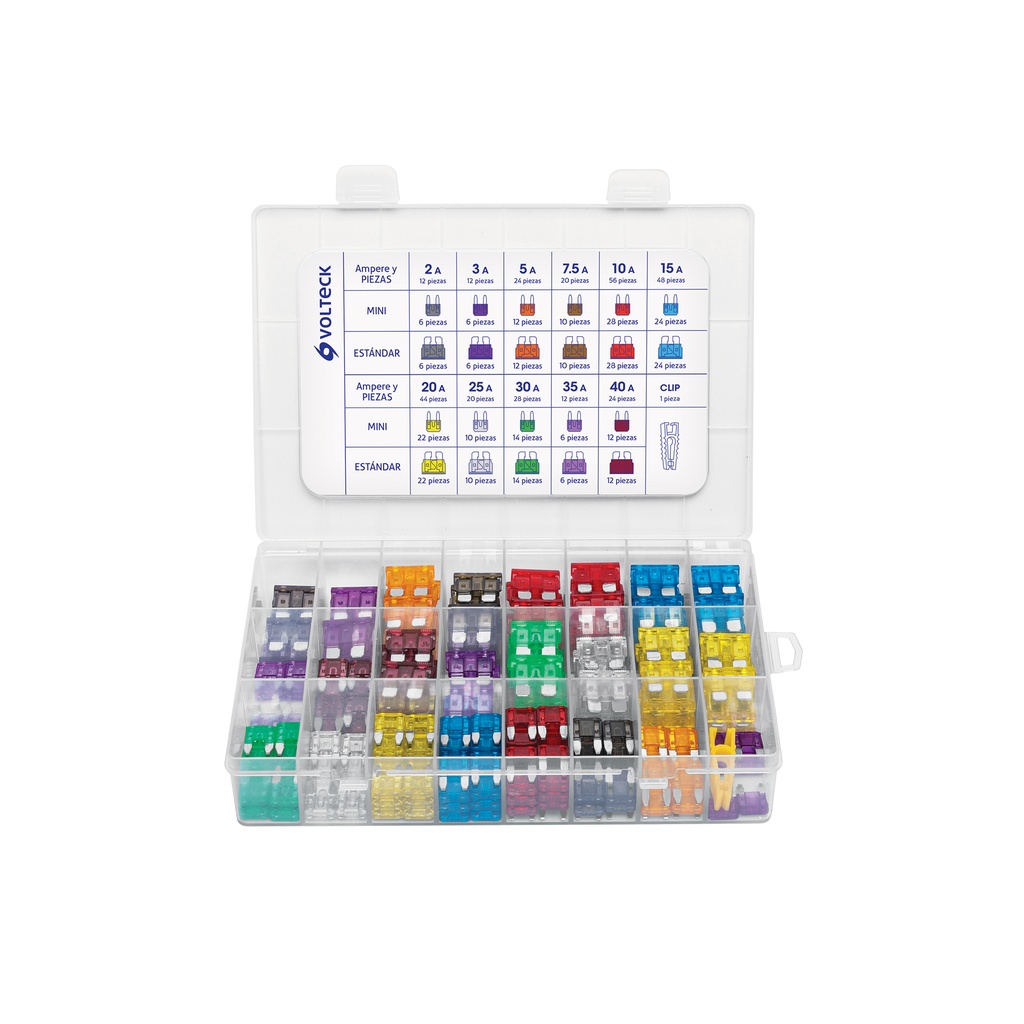 Juego de fusibles automotrices estándar y mini, 300 pz - Pag 423