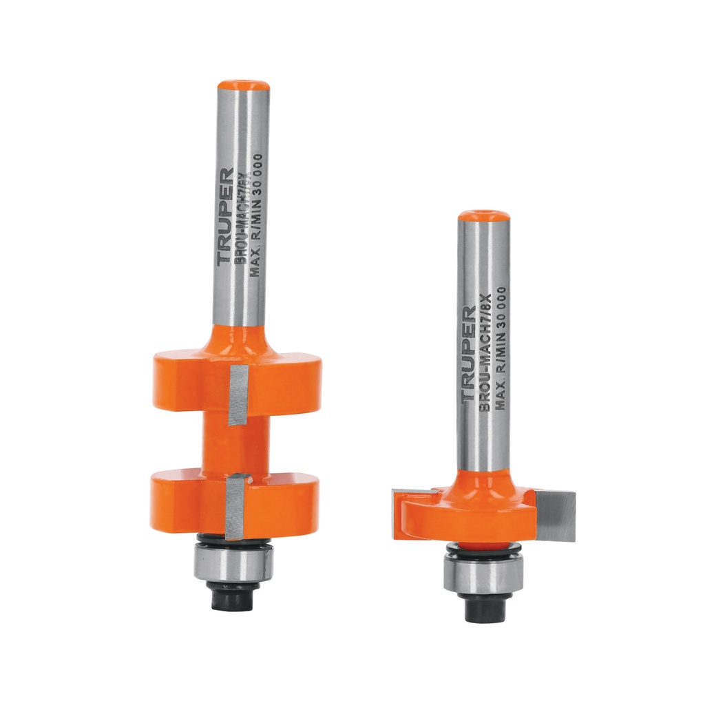 Juego de machimbrador, 7/8', con balero, Truper