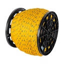 Kilo de cuerda amarilla de polipropileno 11 mm, rollo 20 kg