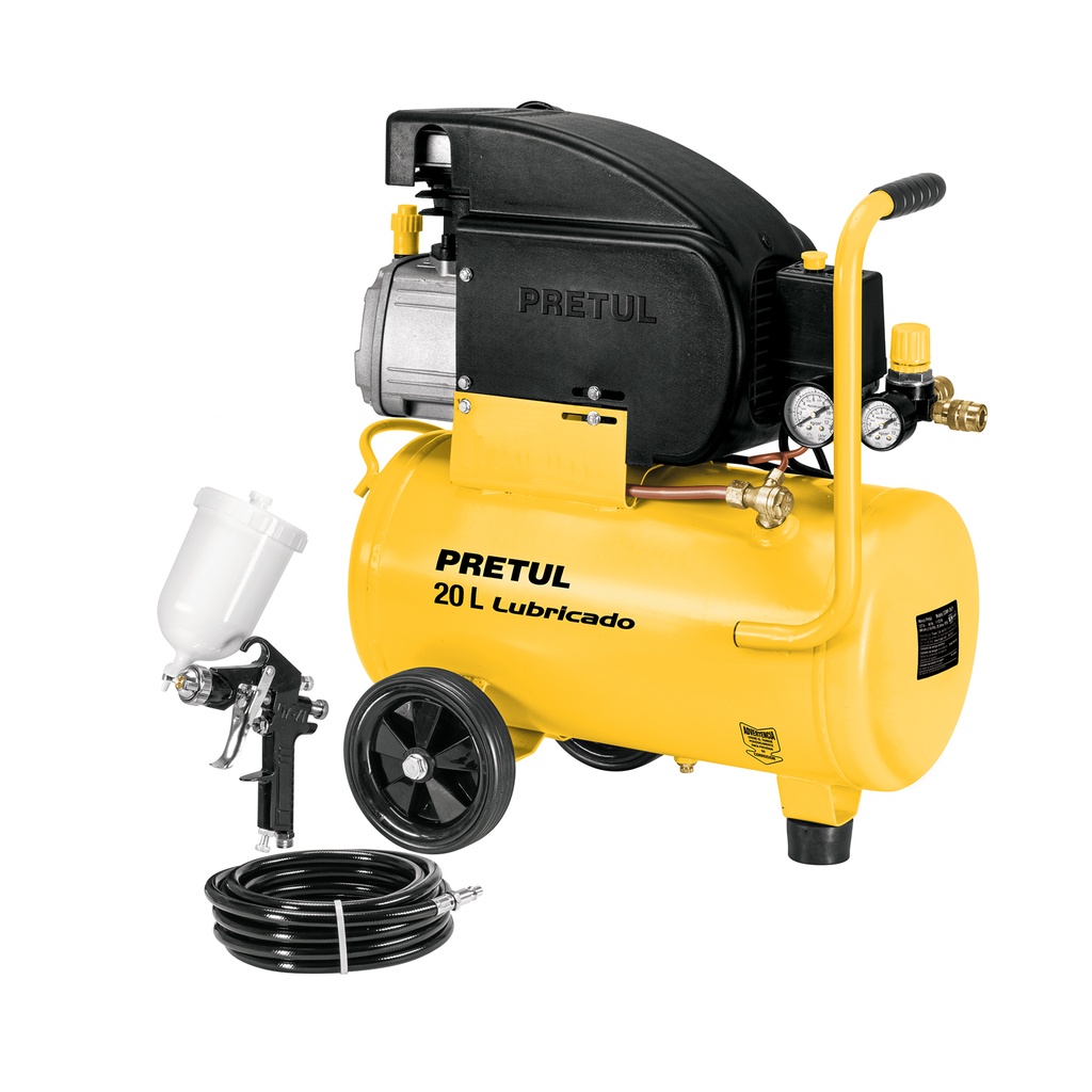 Kit compresor 20L, pistola gravedad LVMP y manguera,Pretul - Pag 91