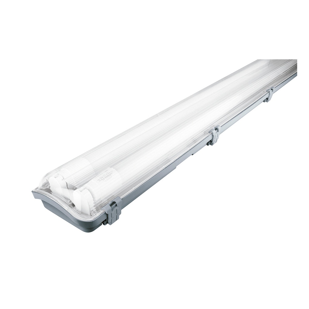 LUMINARIO SOBREPONER PARA TUBO LED 2X15W, T8 (INCLUYE 2 TUBOS - 115284)