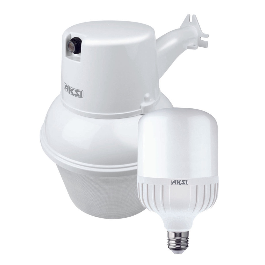 LUMINARIO SUBURBANO CON FOCO LED TIPO T 20W
