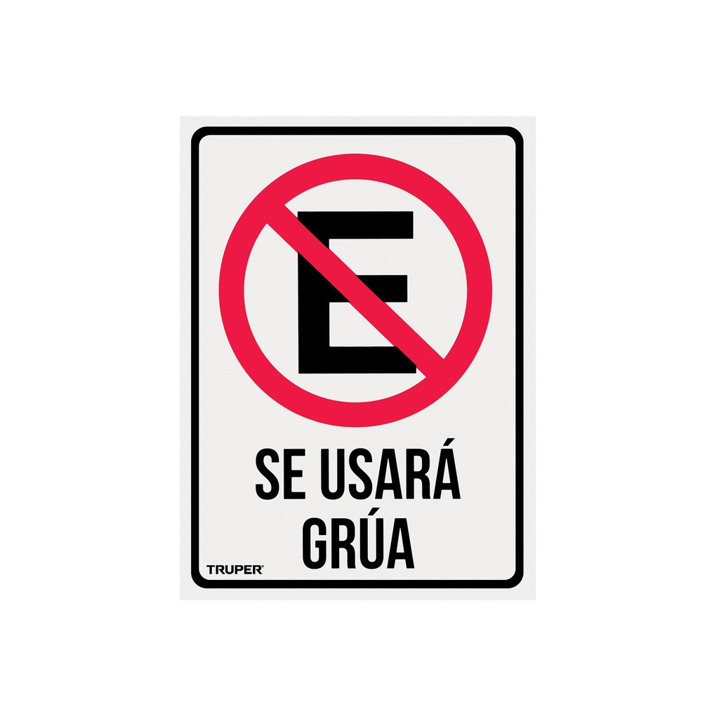 [T18347] Letrero de señalización 'NO ESTACIONARSE', 25 x 34 cm - Pag 362