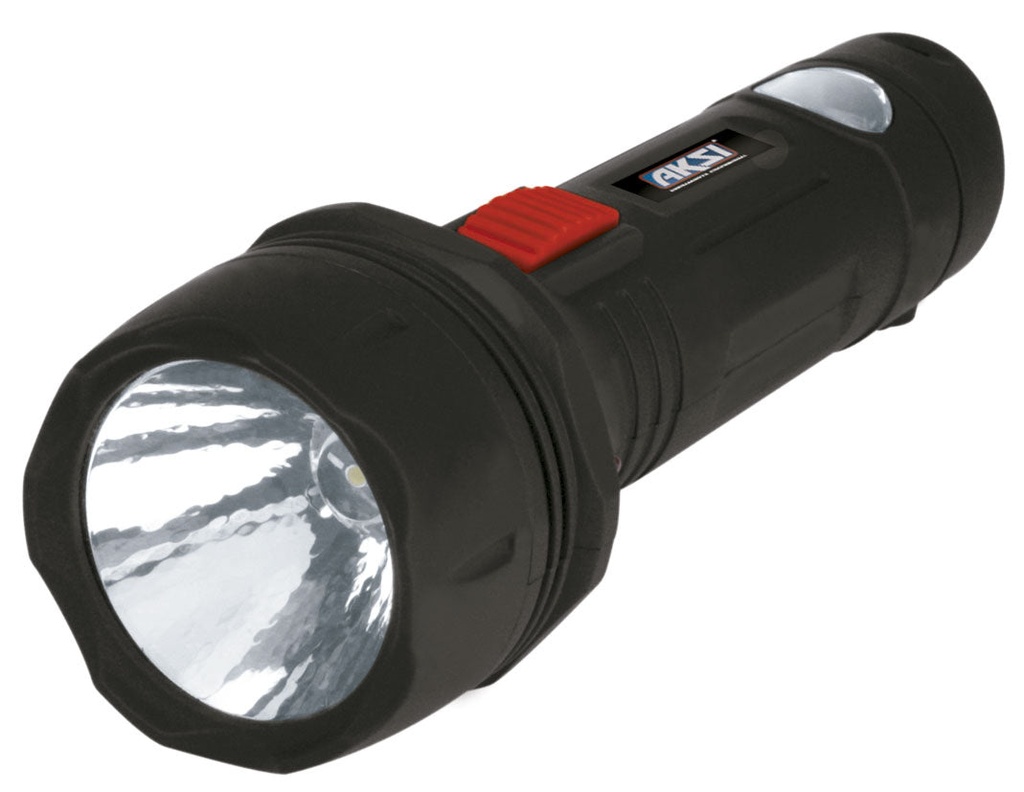 Linterna con detector de billetes falsos: led 1W + 1 led lateral (700 mAh)