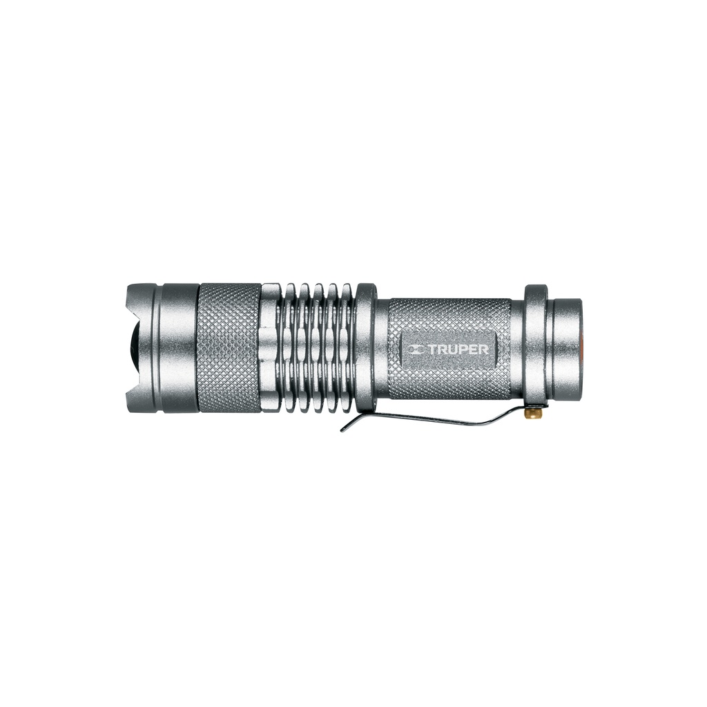 Linterna de aluminio 1 LED de 40 lm con 1 pila AA, Truper - Pag 203