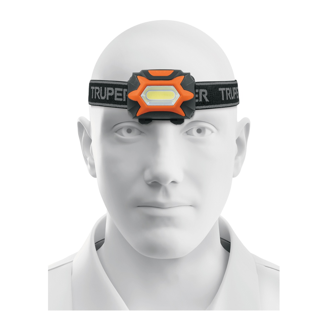 Linterna de minero 1 LED 150 lm de 3 pilas AAA, Truper - Pag 205