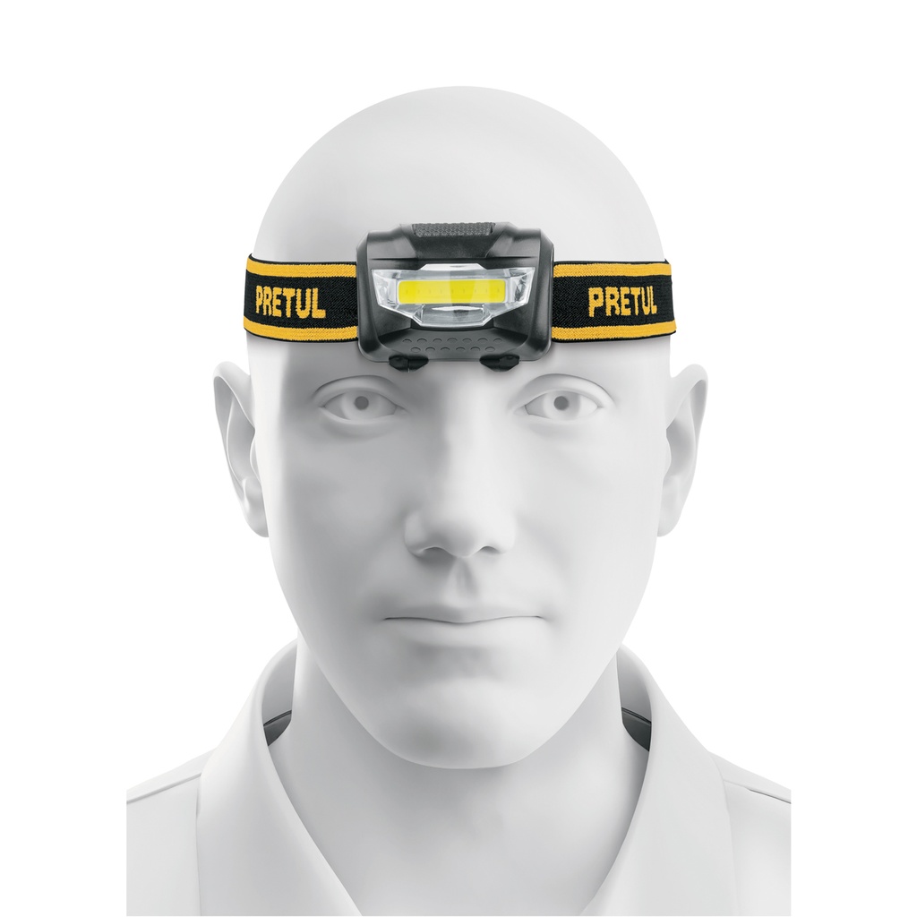 Linterna de minero 3 LEDs 65 lm de 3 pilas AAA, Pretul