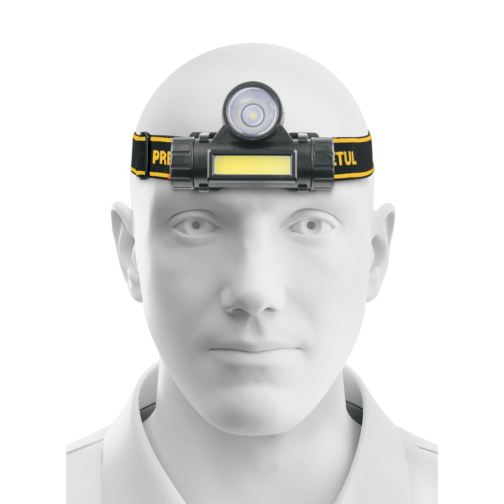 Linterna de minero LED con imán, 180 lm, recargable, Pretul