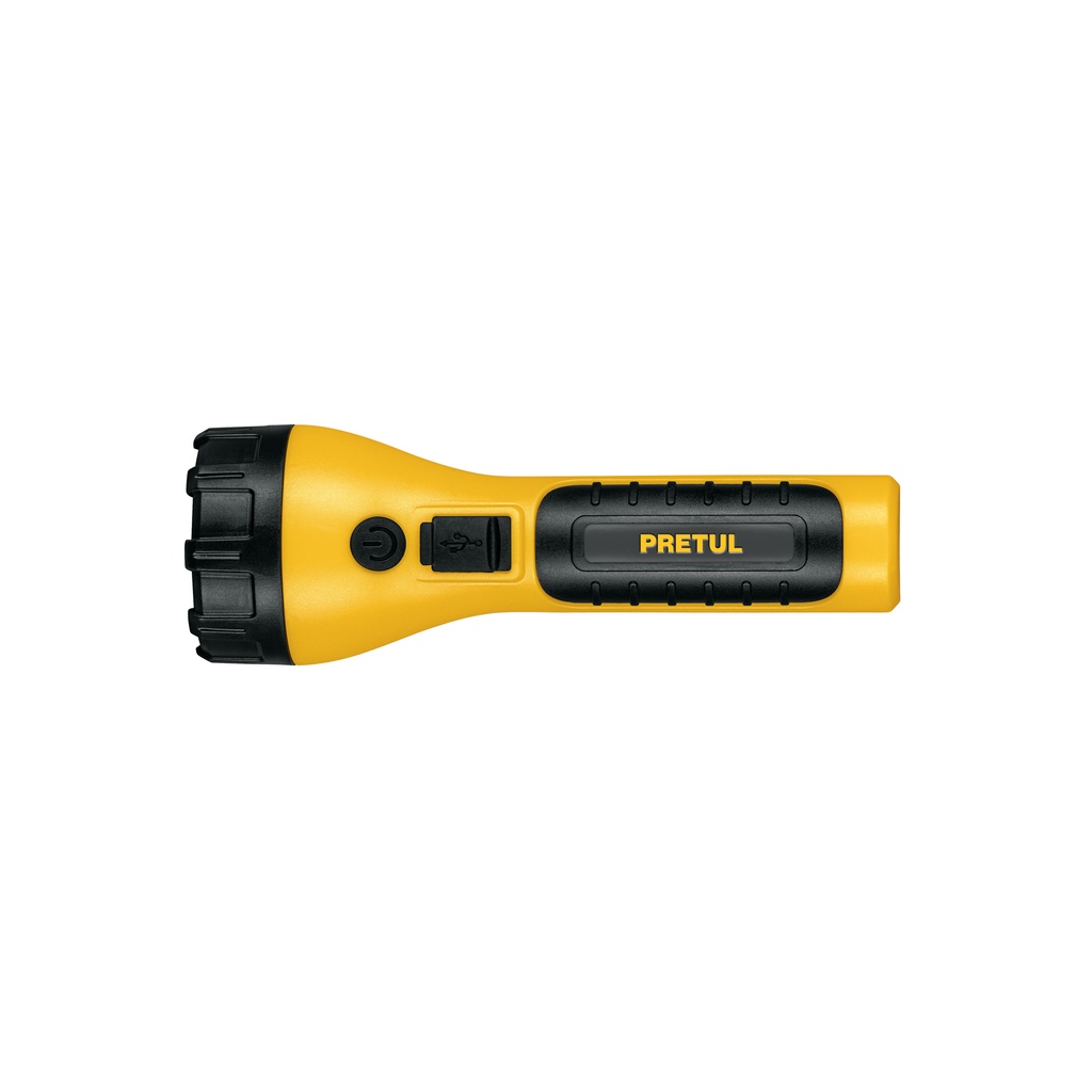 Linterna plástica recargable de LED, 180 lúmenes, Pretul