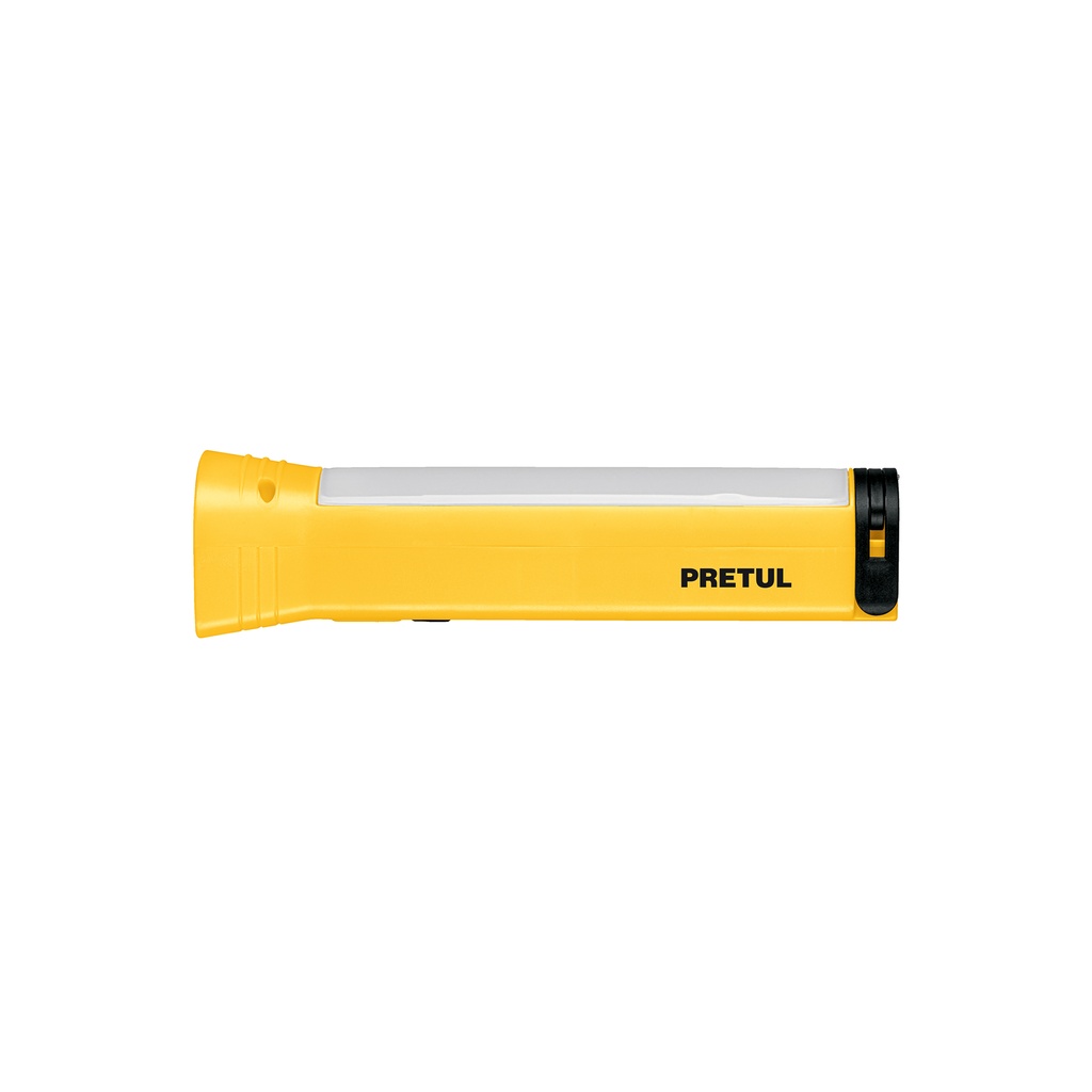 Linterna recargable con lámpara de emergencia,280 lm, Pretul