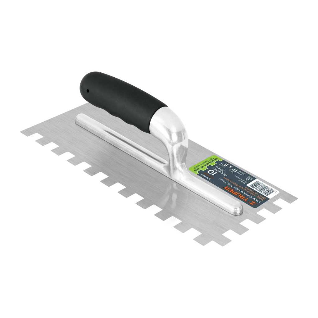 Llana 11' dentado cuadrado 1/2', 10 rem, mango comfort grip - Pag 210