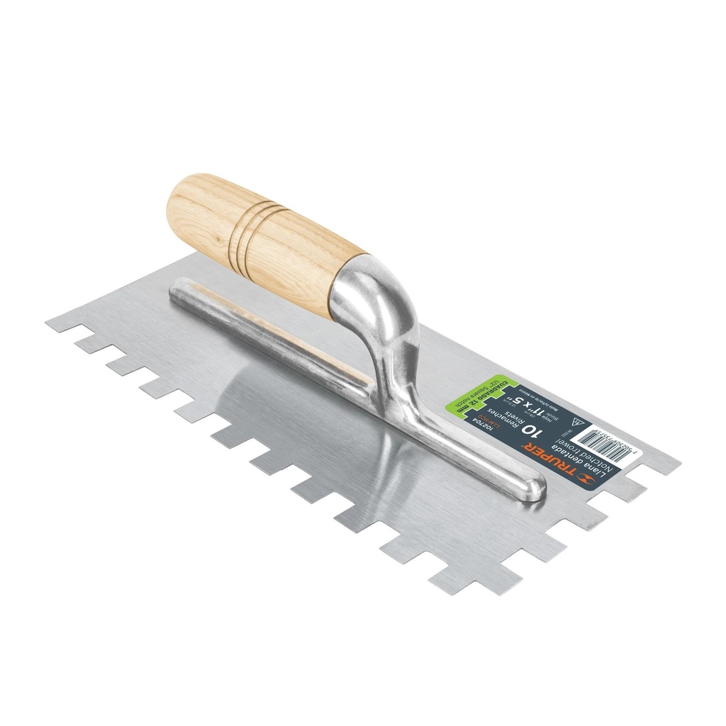 Llana 11' dentado cuadrado 1/2', 10 remaches, mango madera - Pag 210