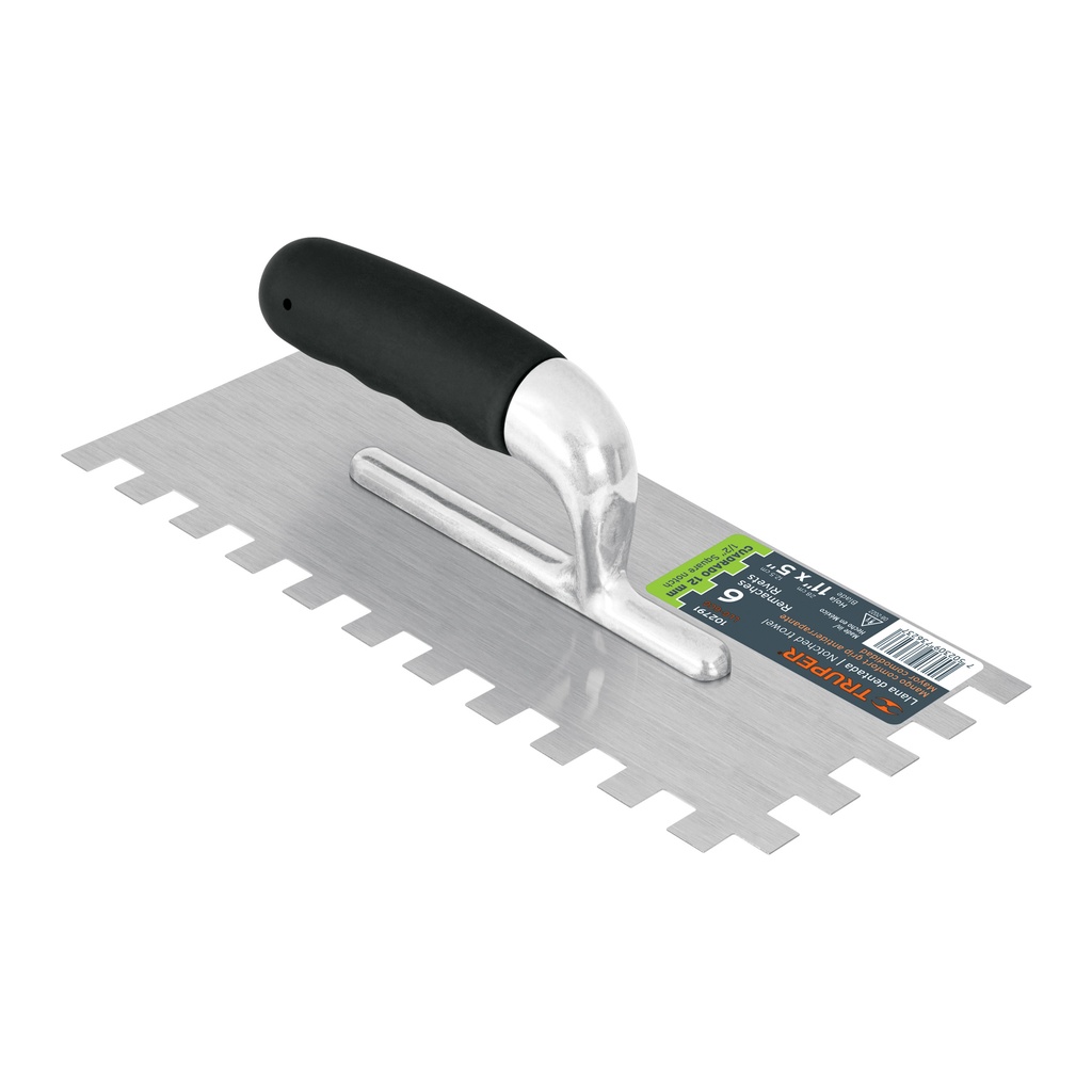 Llana 11' dentado cuadrado 1/2', 6 rem, mango comfort grip - Pag 210