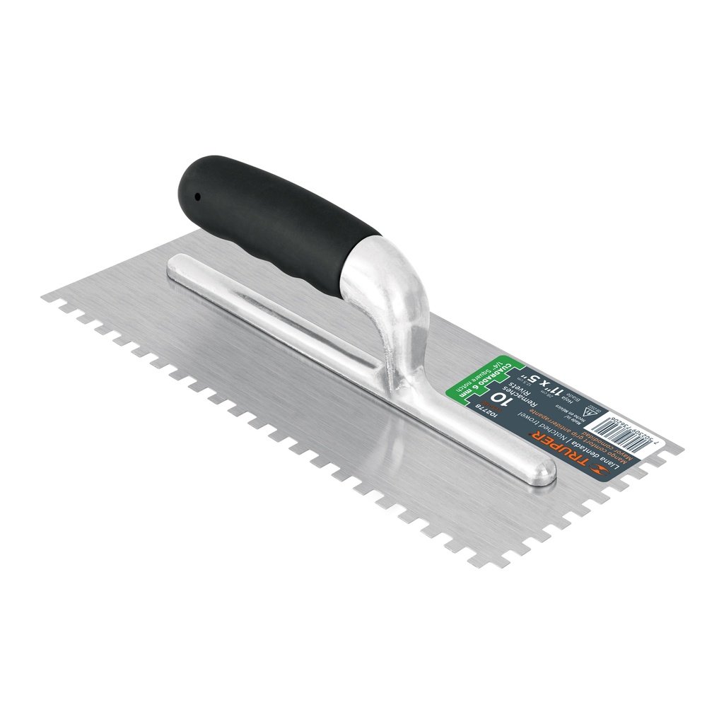 Llana 11' dentado cuadrado 1/4', 10 rem, mgo comfort grip - Pag 210