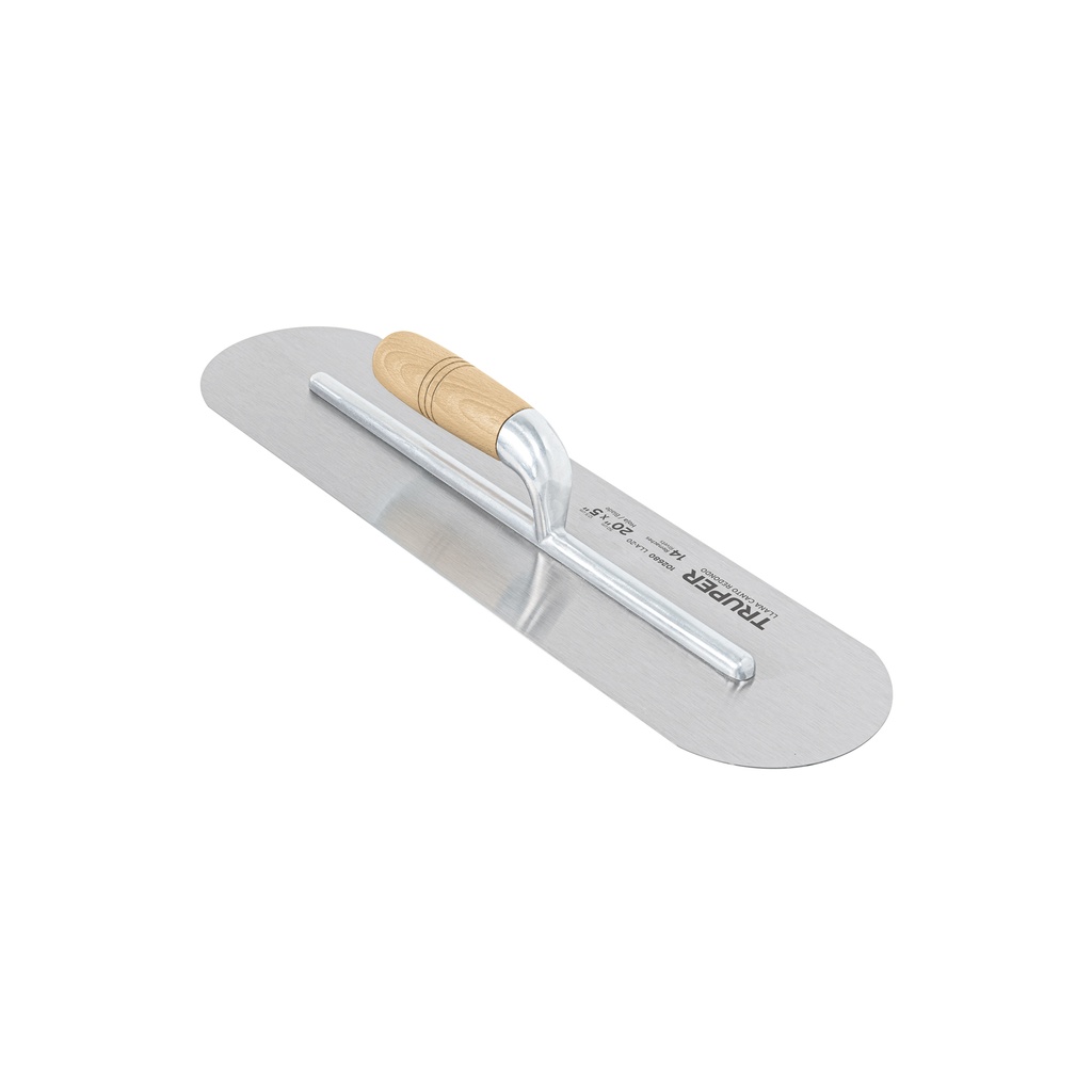 Llana canto redondo 20' x 5' con mango de madera, Truper - Pag 211