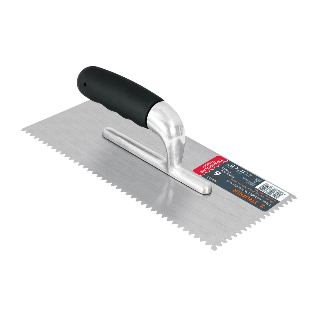 Llana dentado triangular 11', 6 rem, mango comfort grip - Pag 210