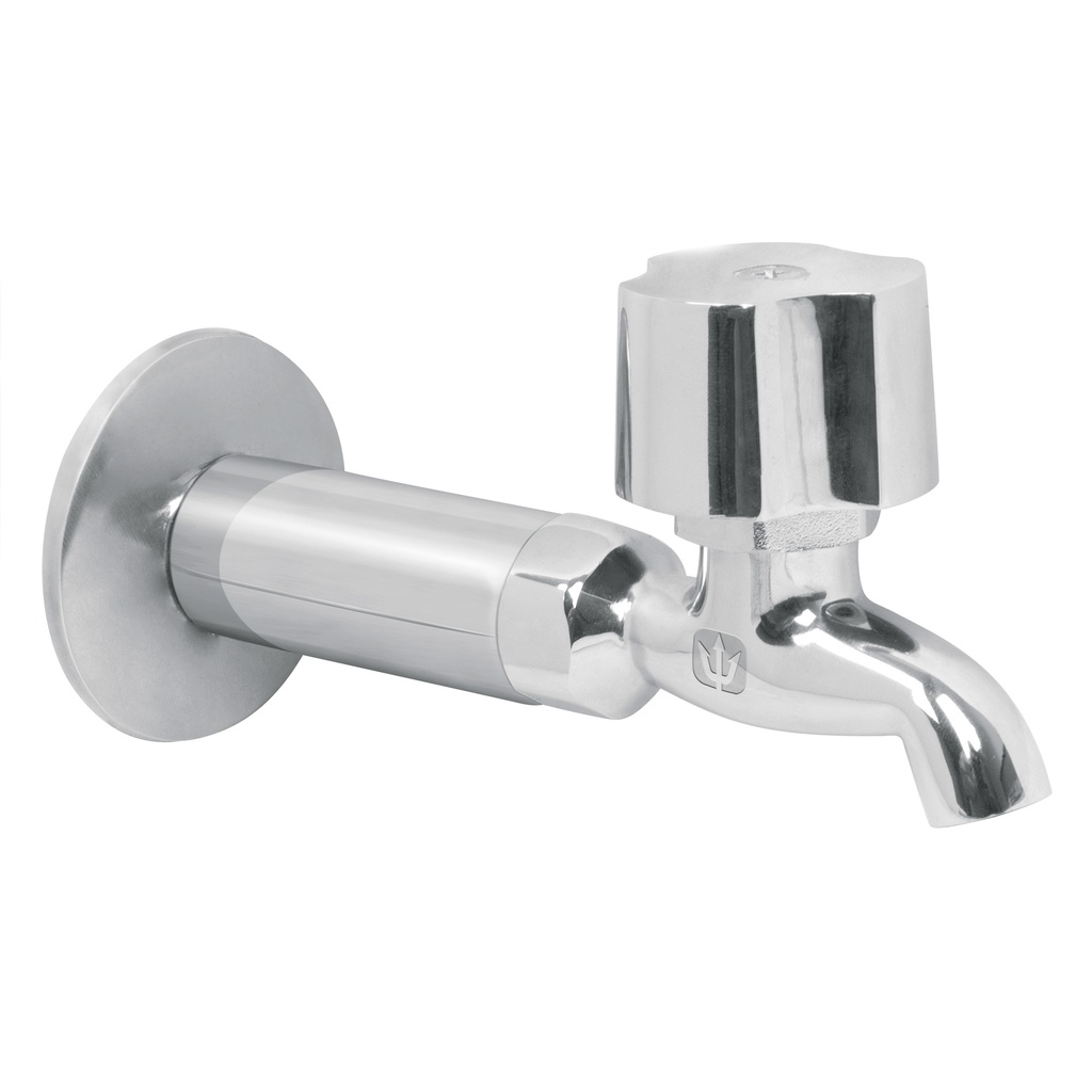 Llave 1/2' para fregadero con niple y chapetón, Foset Basic - Pag 470