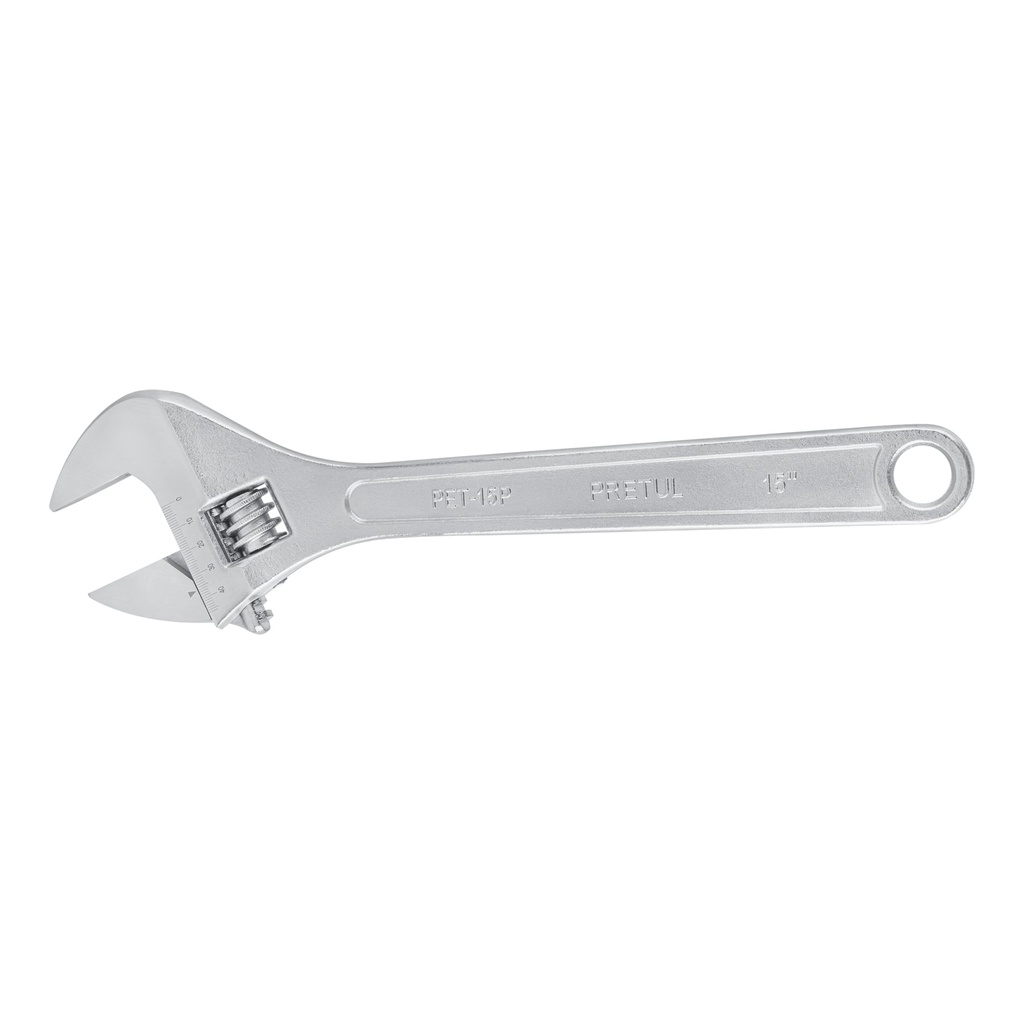 Llave ajustable (perico) 15' cromada, Pretul - Pag 213