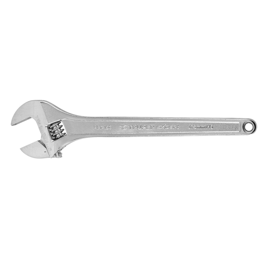 Llave ajustable (perico) 15' profesional cromada, Expert - Pag 283