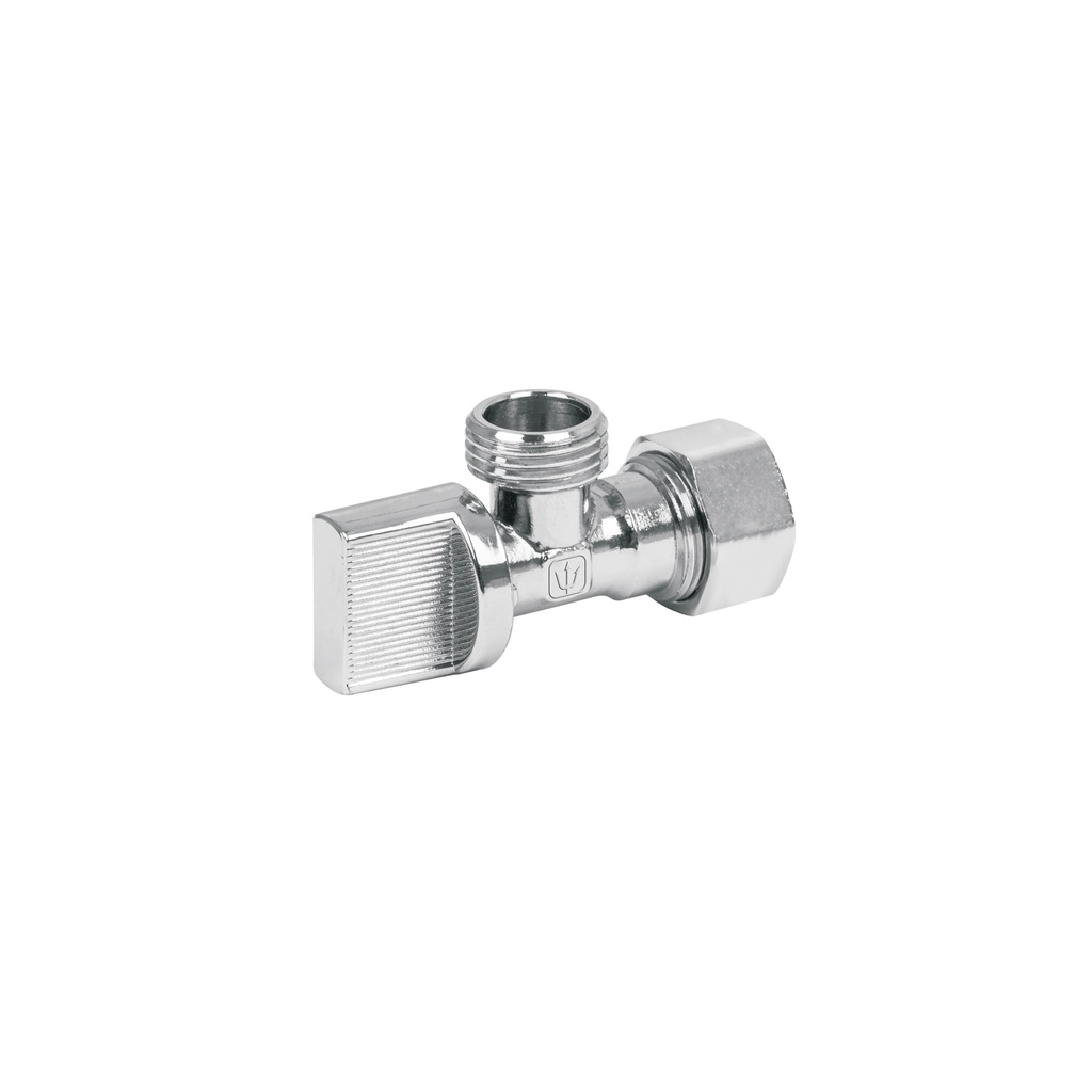 Llave angular de latón 1/2 x 1/2' para CPVC, tipo barrilito