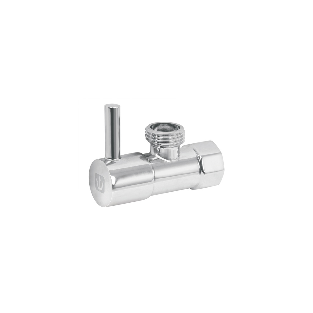 Llave angular, 1/4 vuelta, sin contratuerca, maneral palanca