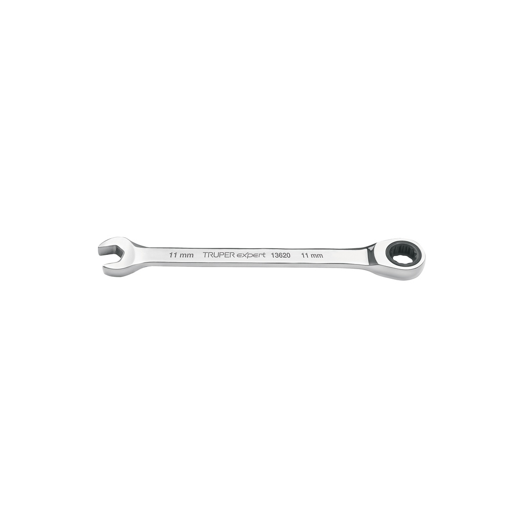 Llave combinada con matraca 11mm x 160 mm largo, Expert - Pag 214