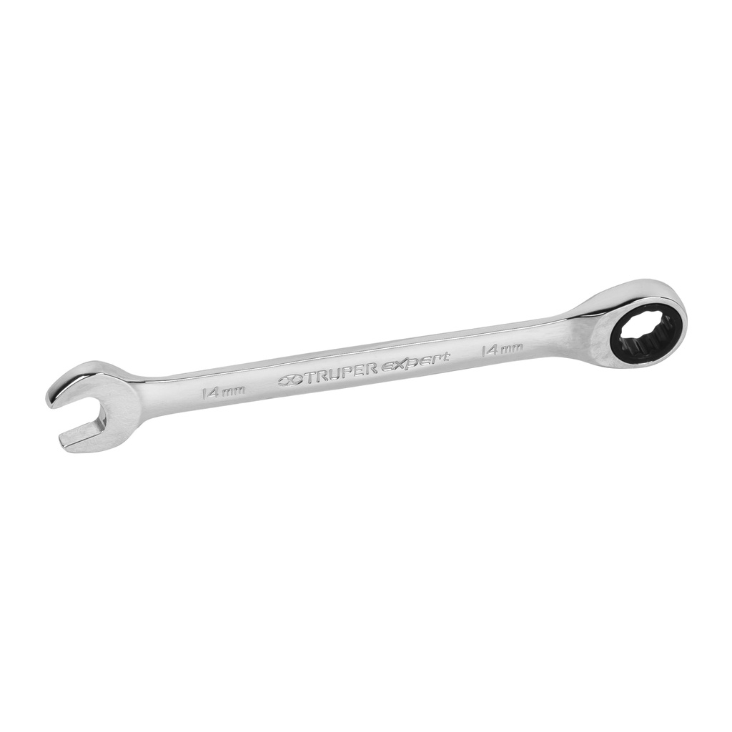 Llave combinada con matraca 14 mm x 186 mm largo, Expert - Pag 214