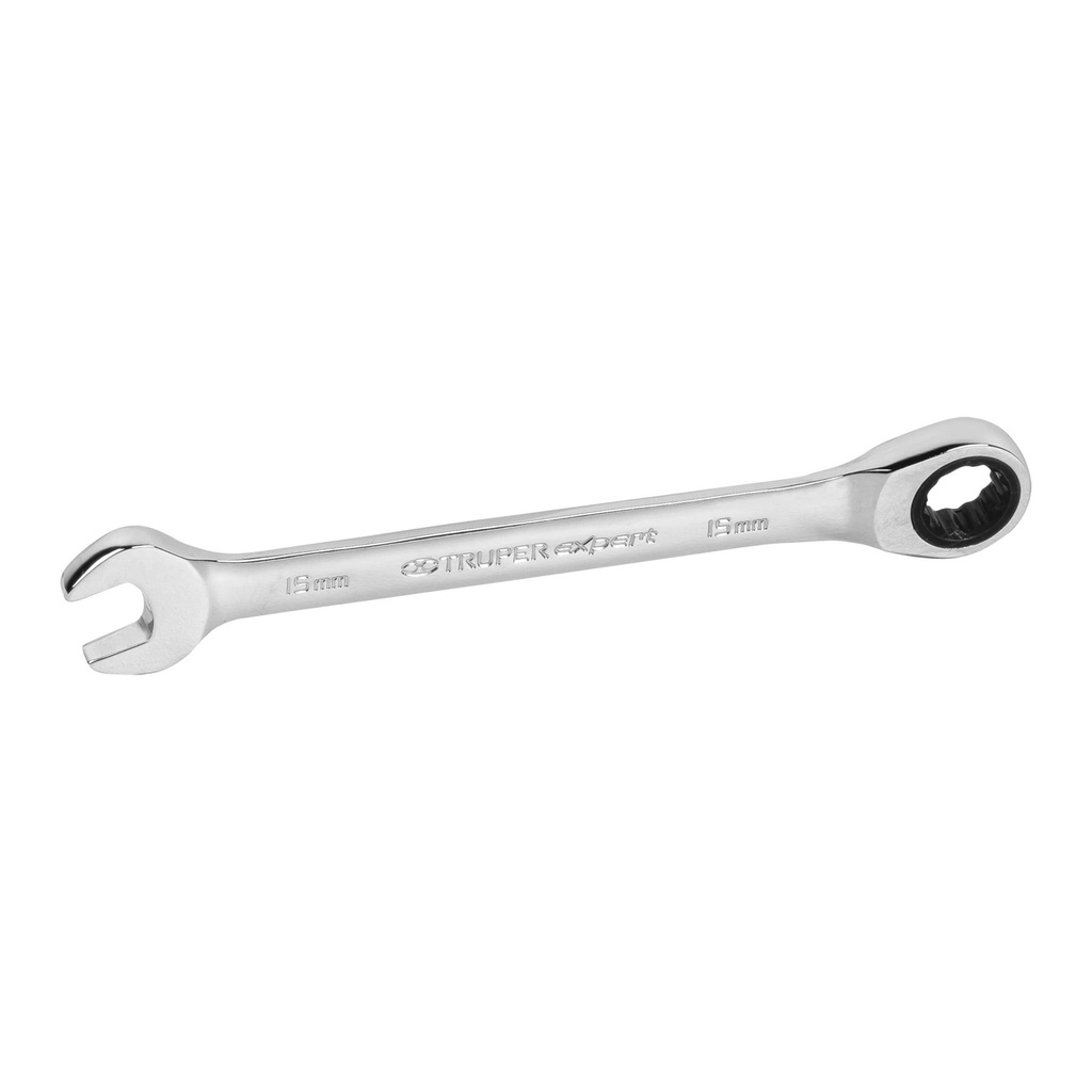 Llave combinada con matraca 15 mm x 194 mm largo, Expert - Pag 277