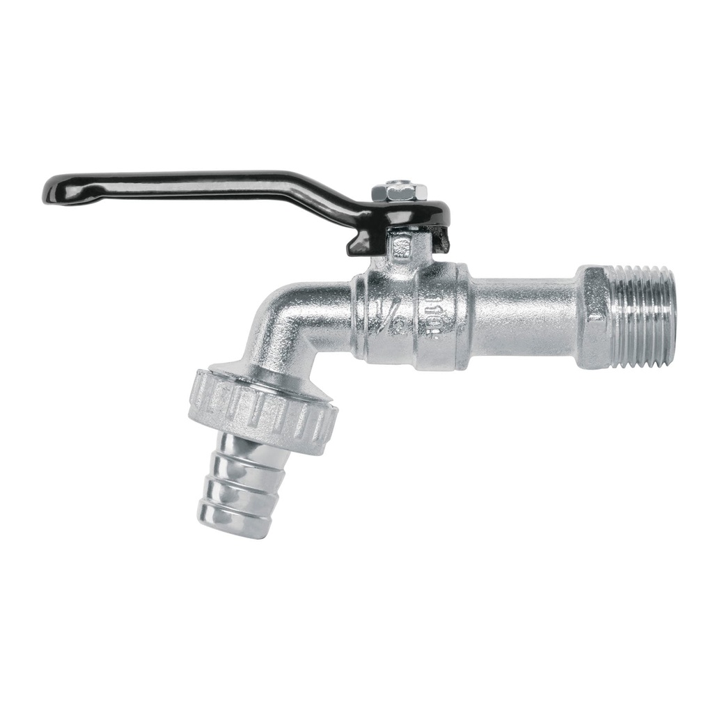 Llave de esfera, de zinc, 110 gr, entrada 1/2', Foset Basic - Pag 505