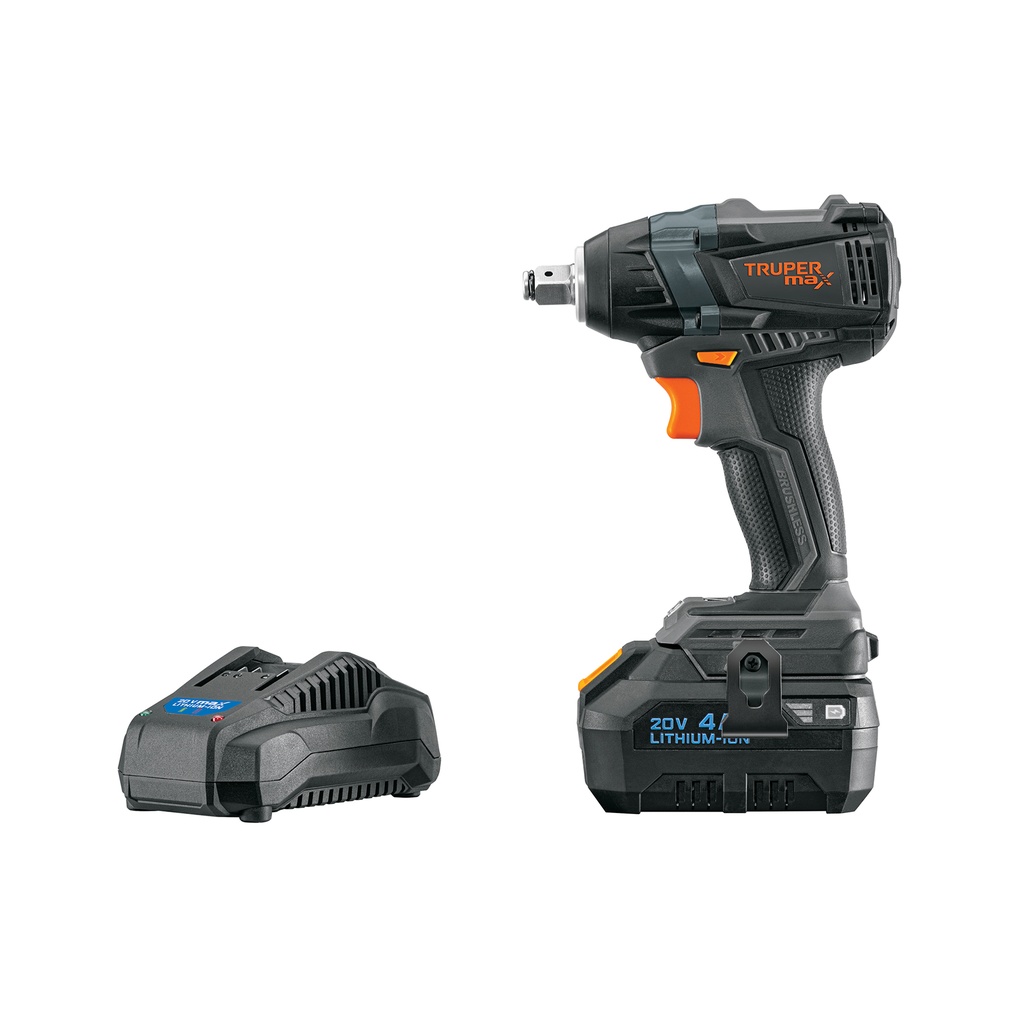 Llave de impacto inalámbrica 1/2', 20 V, sin carbones