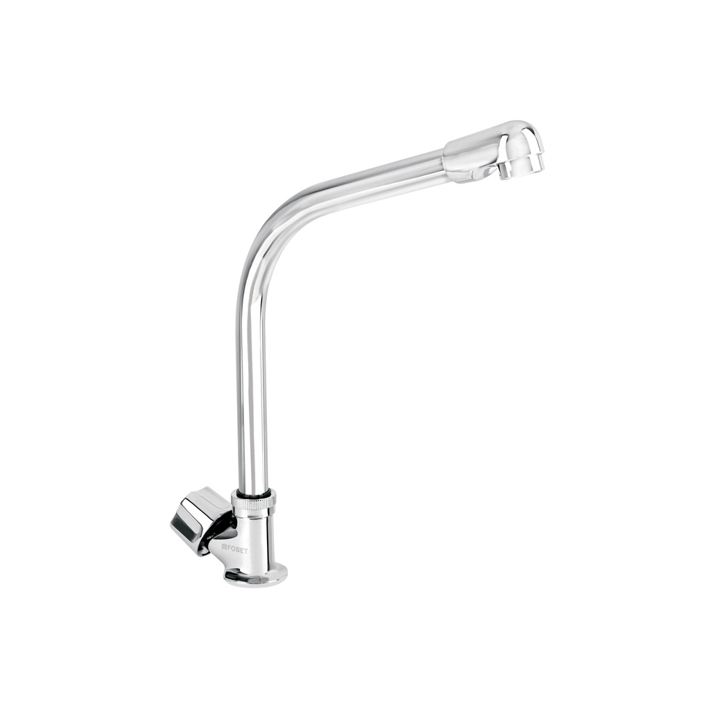 Llave individual para fregadero, cuello cobra, Foset Basic