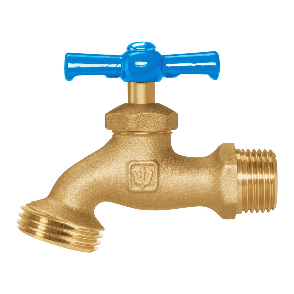 Llave para manguera, de latón, 140 g, entrada 1/2', Foset - Pag 505