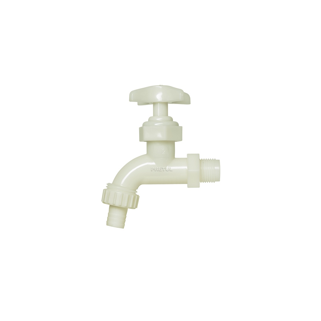 Llave para manguera, de plástico 65 g, entrada 1/2', Pretul - Pag 235, 720