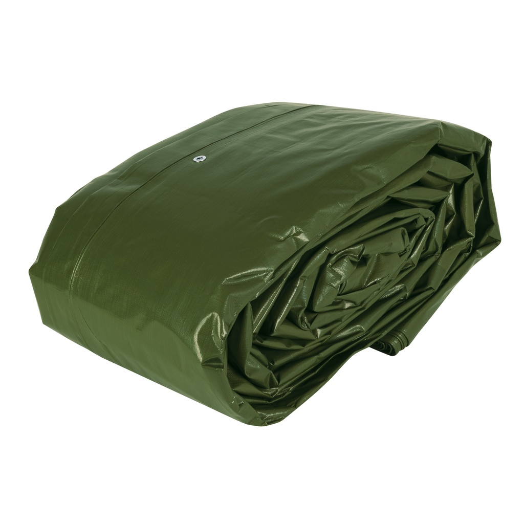 Lona uso rudo, verde olivo, 12 X 17 m, Truper Expert