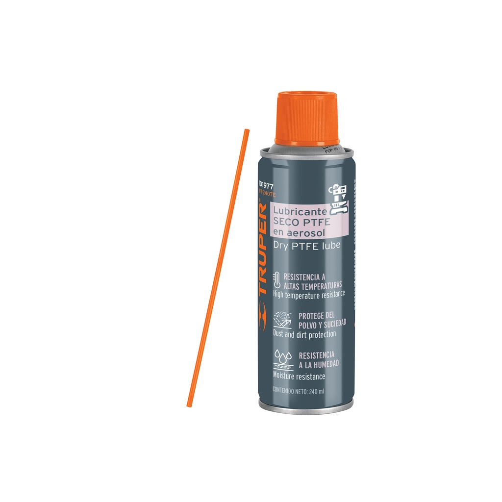 Lubricante seco PTFE en aerosol 240 ml, Truper - Pag 18
