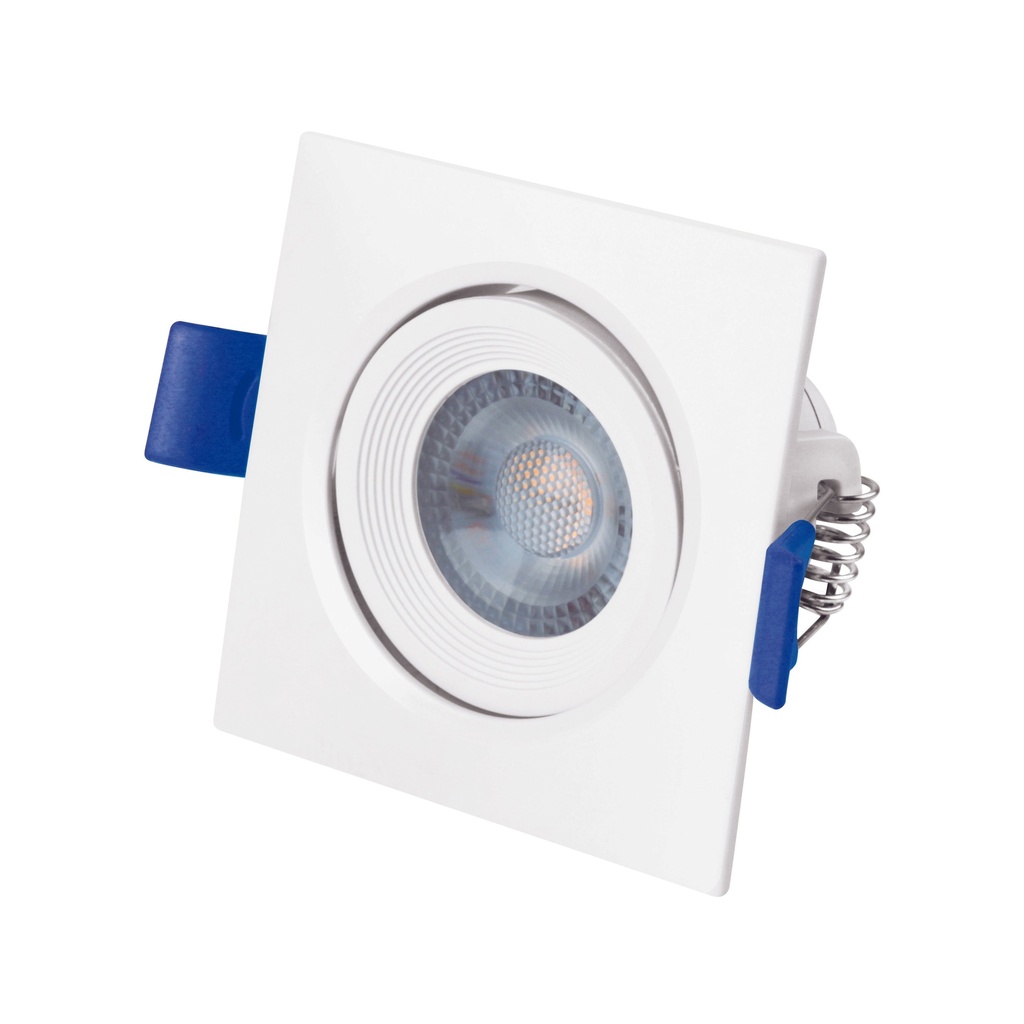 Luminario Cuadrado 12W, Luz Blanca, empotrable dirigible