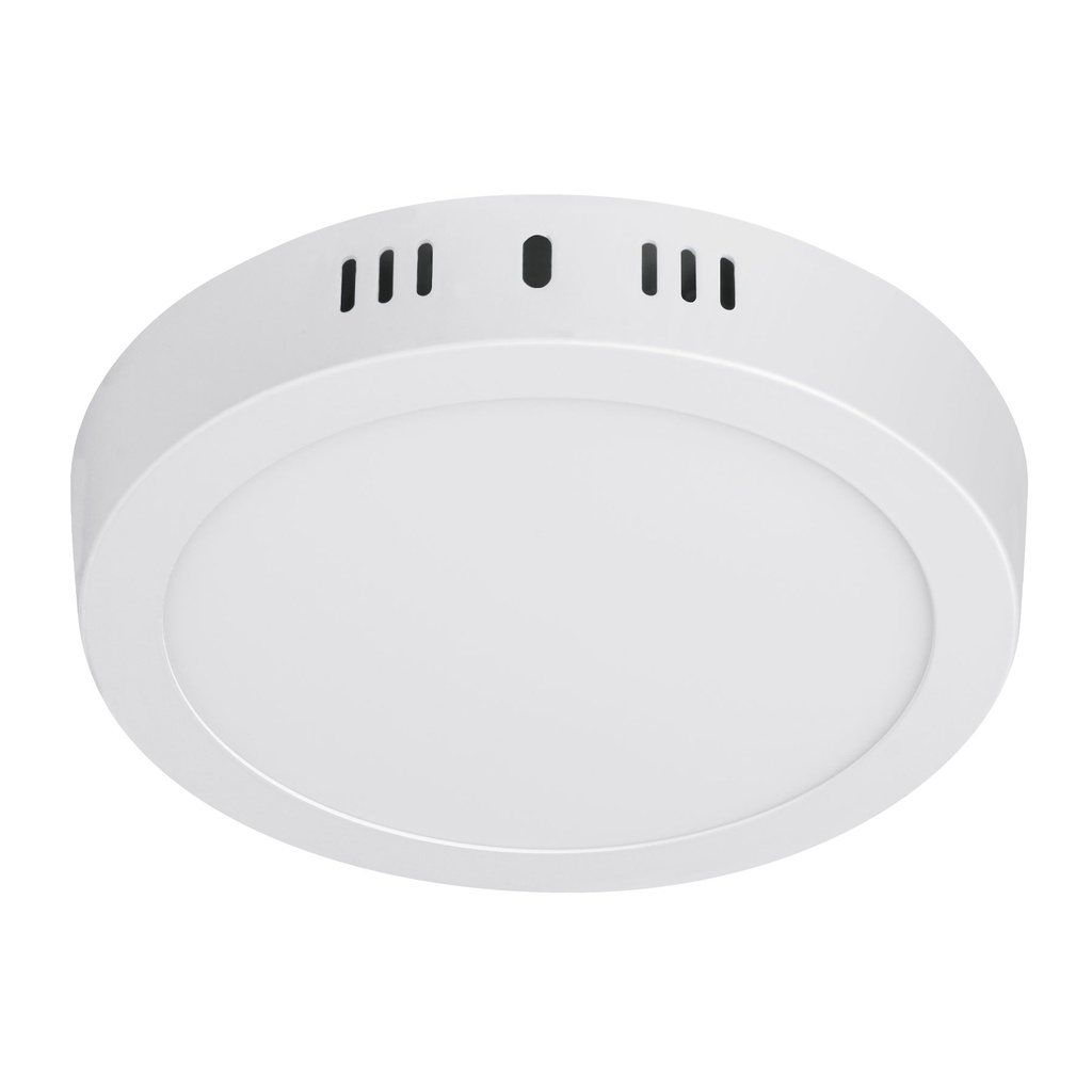 Luminario blanco de LED 12 W redondo tipo plafón luz de día