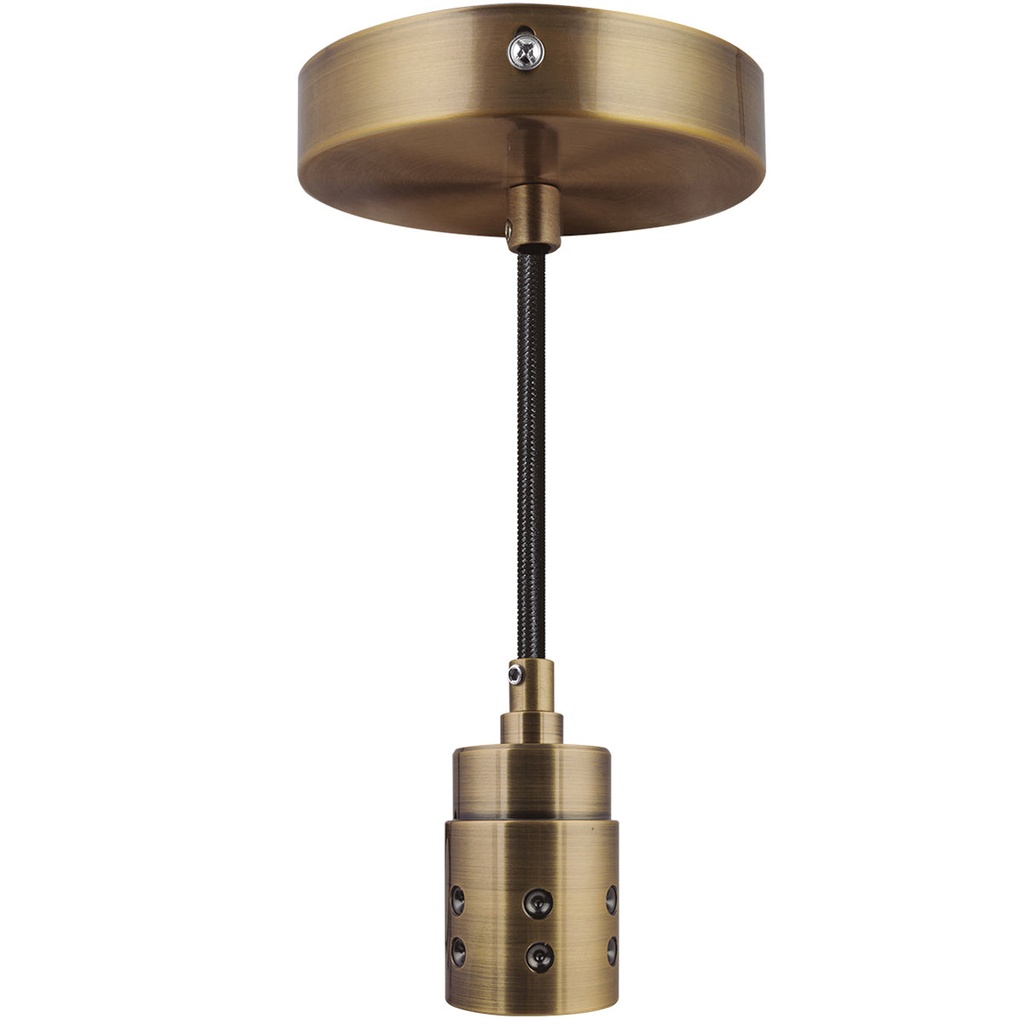 Luminario colgante ANDALUCIA - Plata Mate (1 mt)