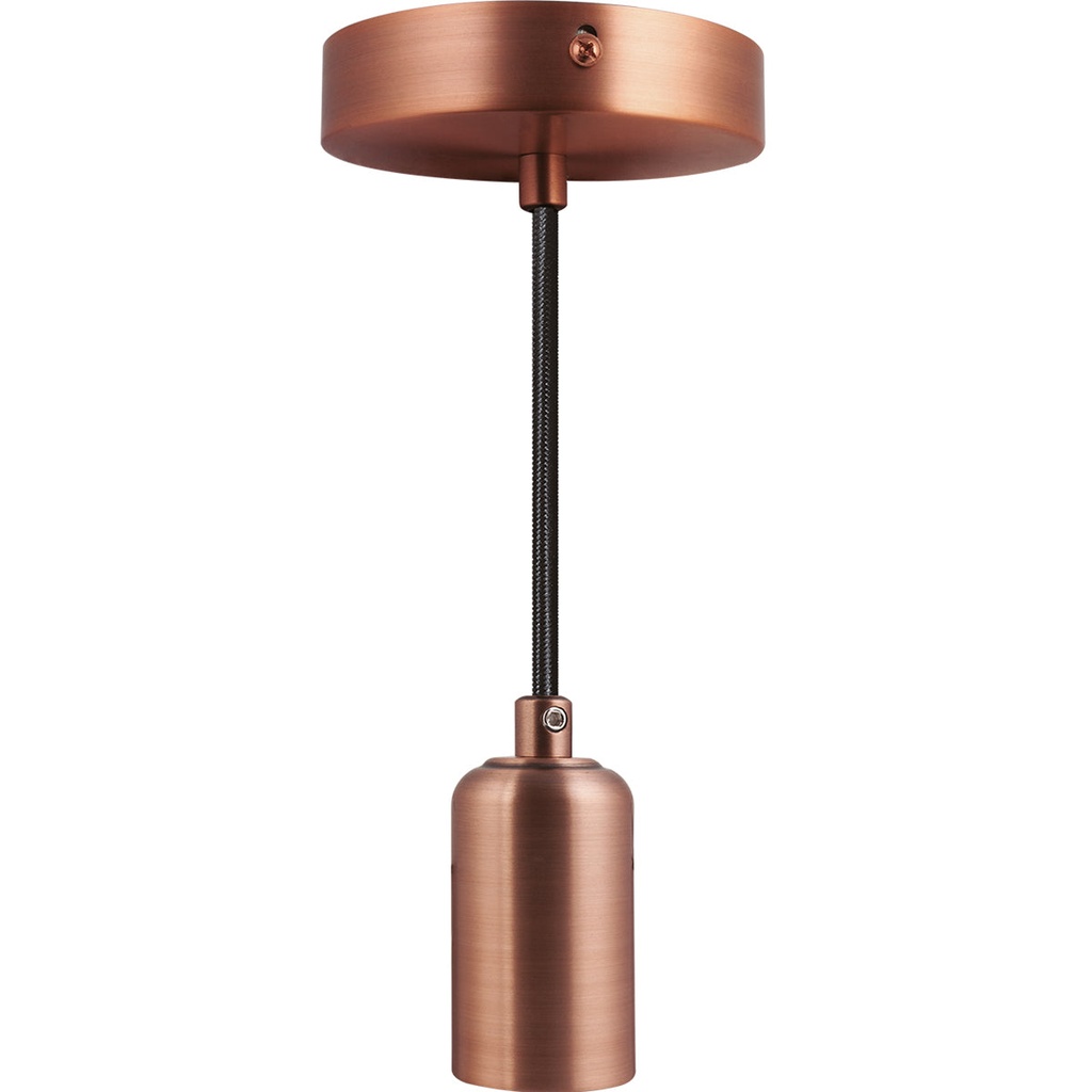 Luminario colgante BASIC - Red Bronze Rugoso (1 mt)