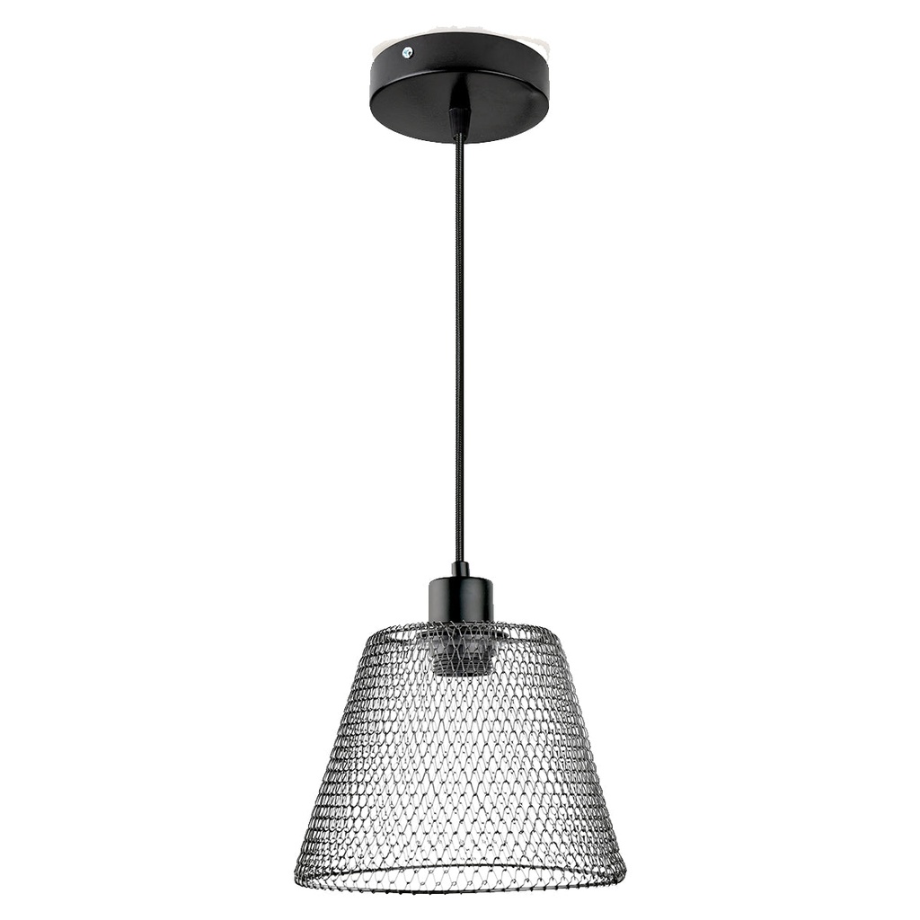 Luminario colgante MESH - Negro perlado