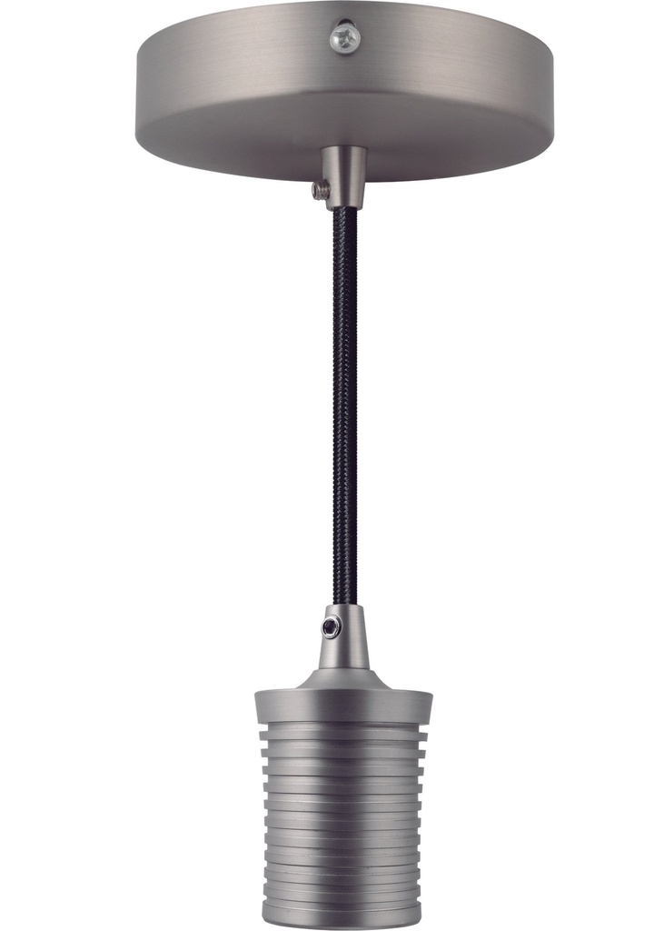 Luminario colgante MILAN - Niquel Mate cepillado (1 mt)