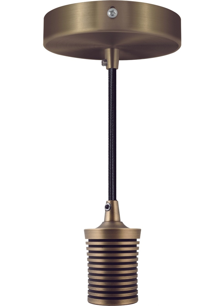 Luminario colgante MILAN - Plata Mate (1 mt)