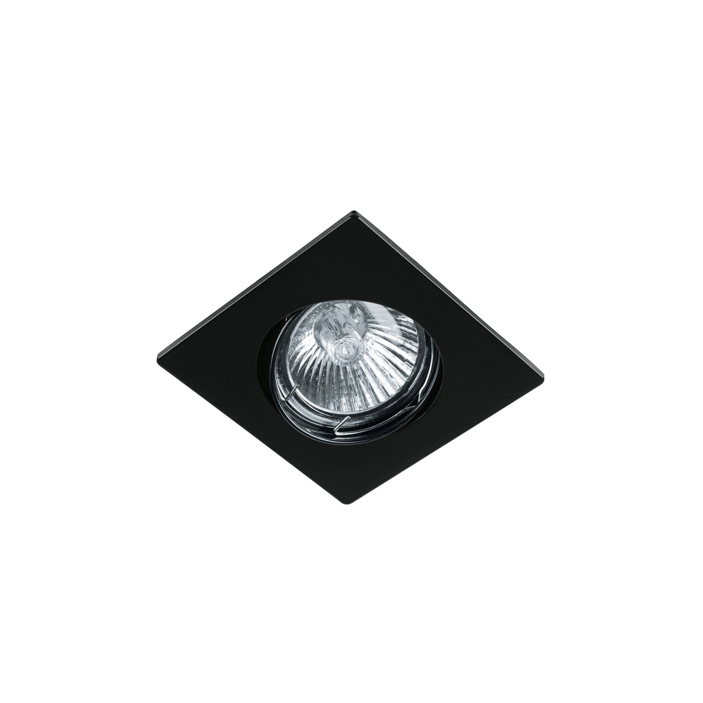 Luminario cuadrado negro spot dirigible, lámpara no incluida - Pag 452